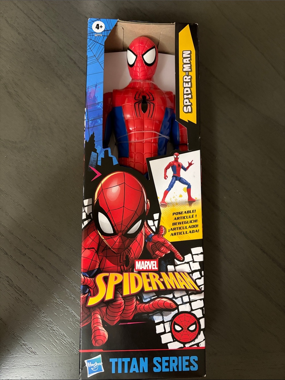 Marvel Spider-Man Poseable Action Figure - Red, Blue